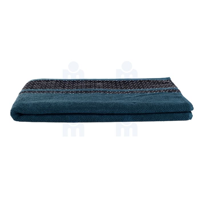 Serviette jacquard 450 GSM M0778 40X70cm verte x1 pièce