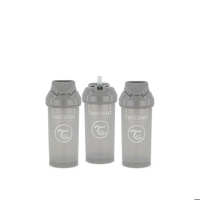 TWISTSHAKE Tasse à paille 6+m Gris 360ML
