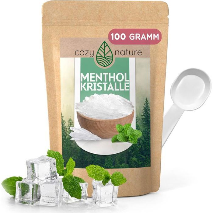 Cristaux De Menthol - Huile Essentielle De Menthe -Accessoires de sauna - 100g