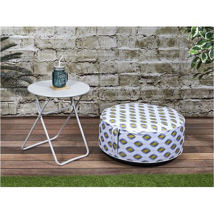 Tabouret gonflable d'extérieur, Pouf Gonflable pratique 56 x 25cm, Décoration