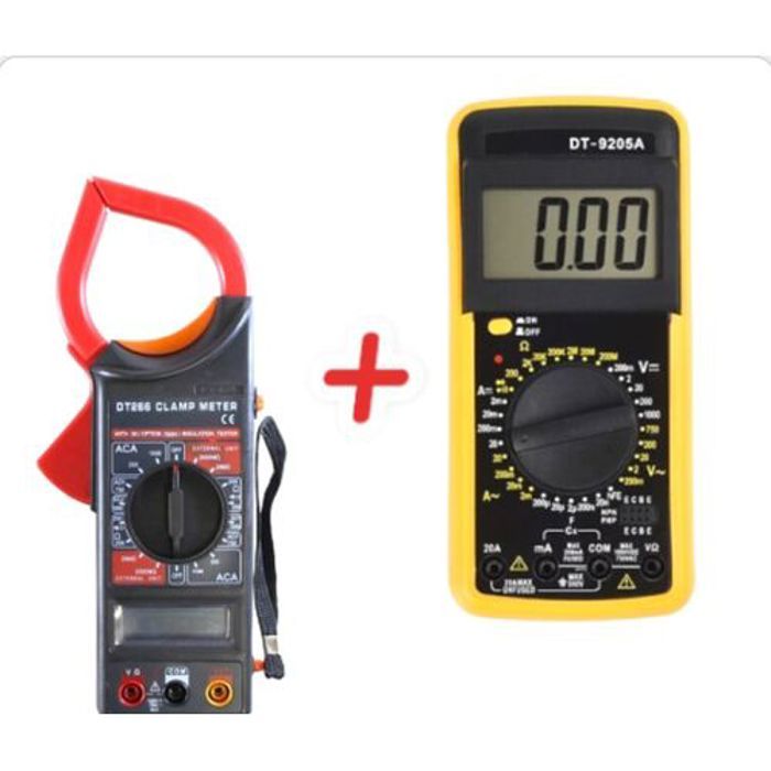 Multimètre et Pince Ampèremètre - Metrix - Testeur Numérique - 600 V - 10 A - Sans fil