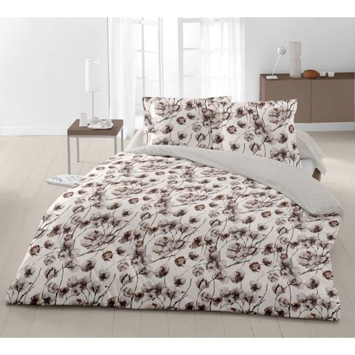 Couverture Double Face Extra Douce Portugal - Beige - 240x220cm