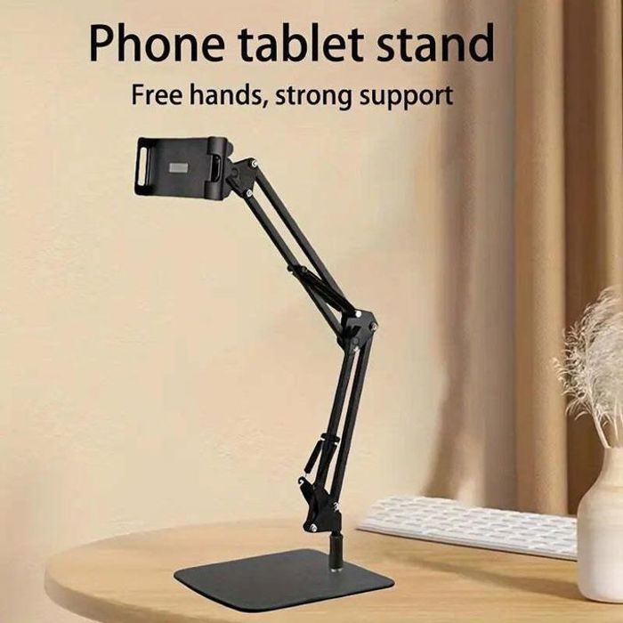 Stand Support Flexible Professionnel Pour Tablette et Telephone, Fixation Puissante, Rotation 360°