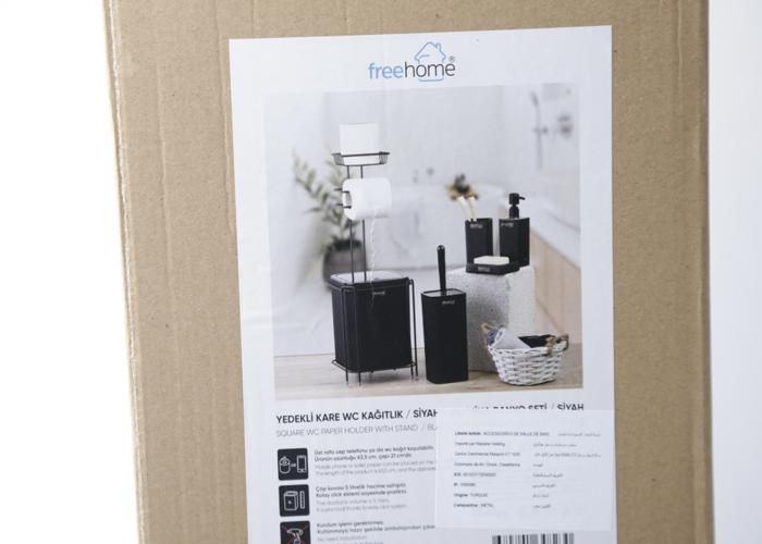 Set de Salle de Bain 6 Pièces Noir AS-822S-420