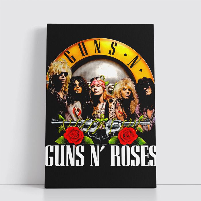 Tableau Rock sur Toile – Affiche Murale 25x40 cm Groupes de Rock Légendaires et Modernes 109