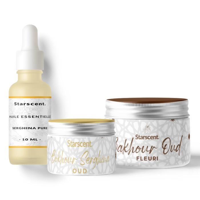 Encens - STARSCENT - Mini Pack Scence - 9 Fragrances - Huile Essentielle - Bakhour Varié