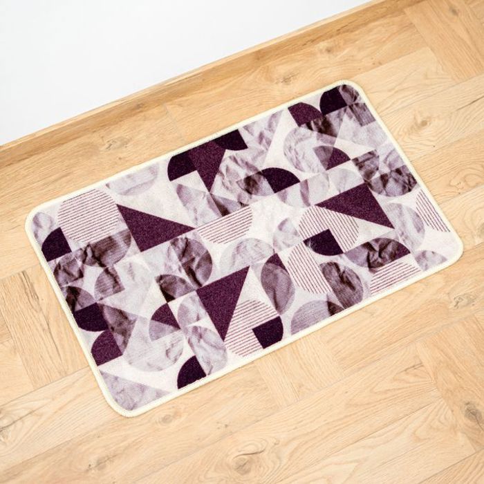 Tapis de cuisine - A3 HOME - 50x80 - Multicolore - Antidérapant - Lavable en machine