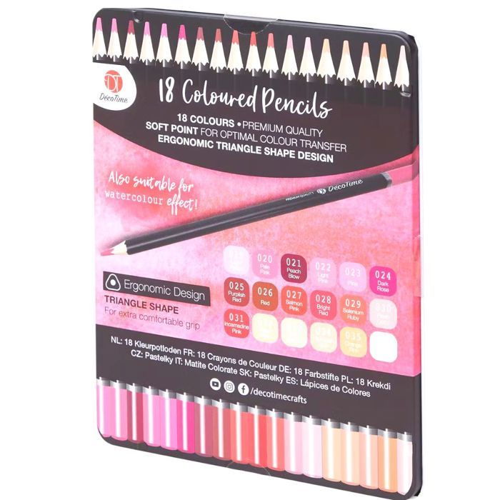 Crayons de couleur en boîte