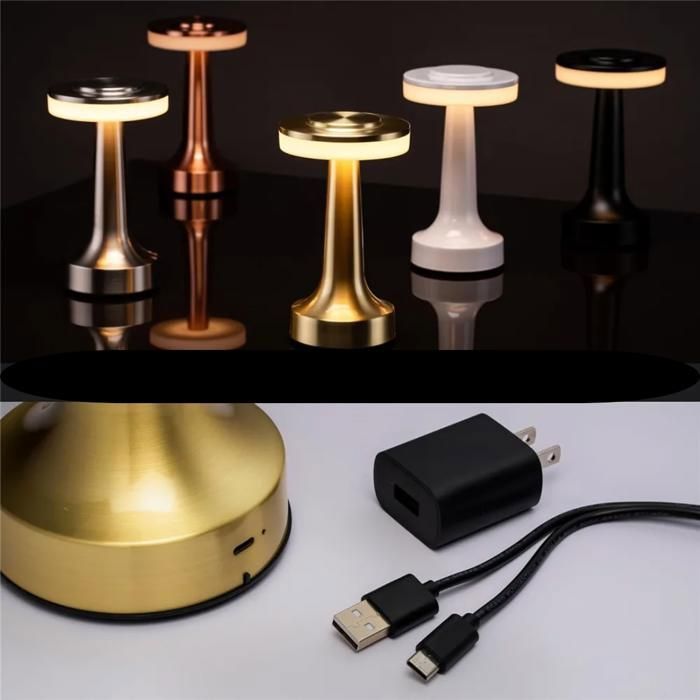 Lampe de table tactile à intensité variable (Couleur aléatoire)
