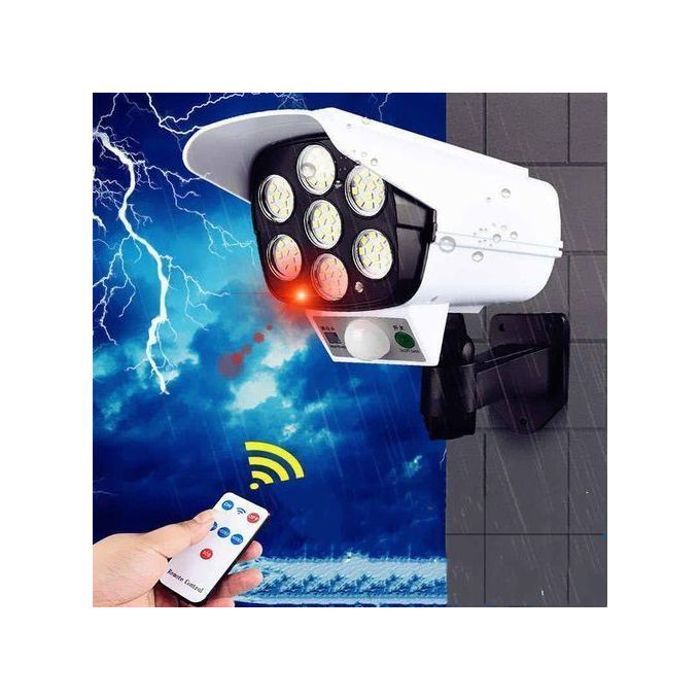 Projecteur solaire led haute performance avec télécommande