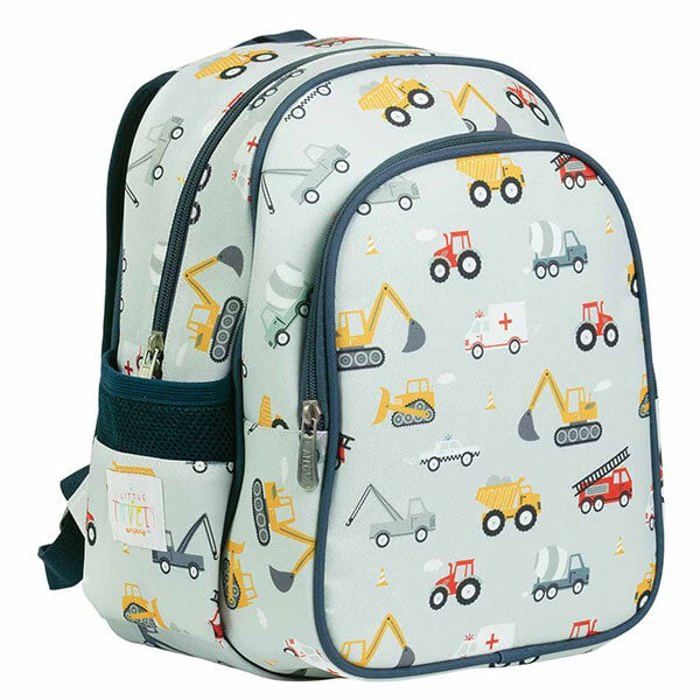Sac à dos - A Little Lovely Company - Vehicles - Isotherme - Pratique - Enfant