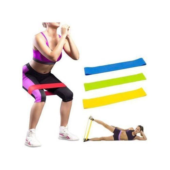 Bandes élastiques - Multi-Couleur - 1 pièce - Résistance variable - Fitness - Yoga