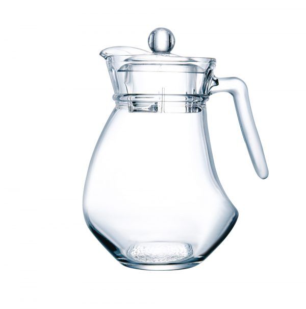 Pichet ondulé Luminarc avec couvercle 1,3 Lt N1627