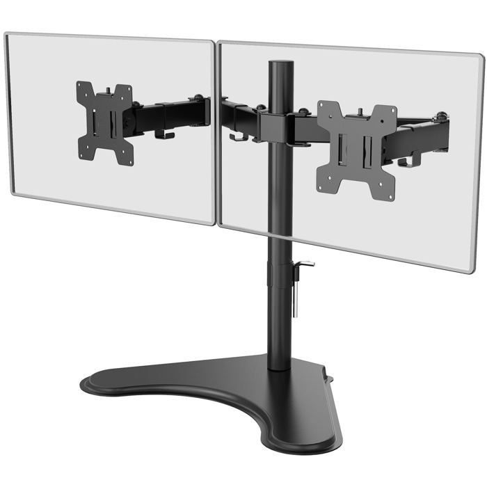 Support Moniteur pour deux écrans LCD jusqu'à 13 à 32 poucespouces, rotation, montage libre.