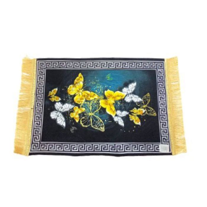 Tapis uni orné de papillons, 40x60 cm, pour décoration et préservation