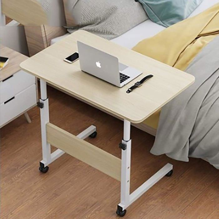 Table Bureau Mobile - Non spécifié - Réglable en hauteur - 4 roues pivotantes - Design moderne - 60x40 cm
