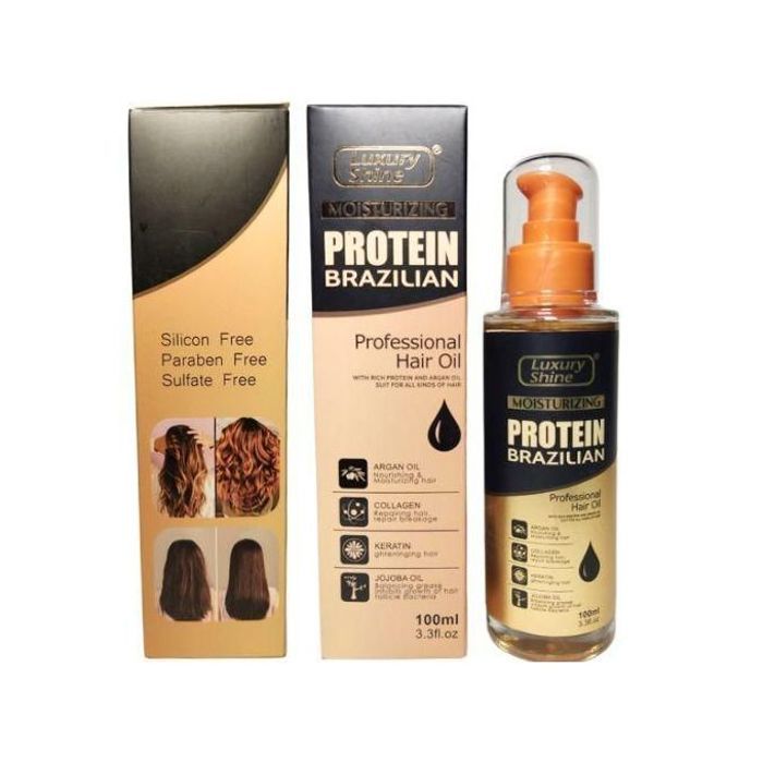 luxury shine Serum protein brazilian professionel hair oil
