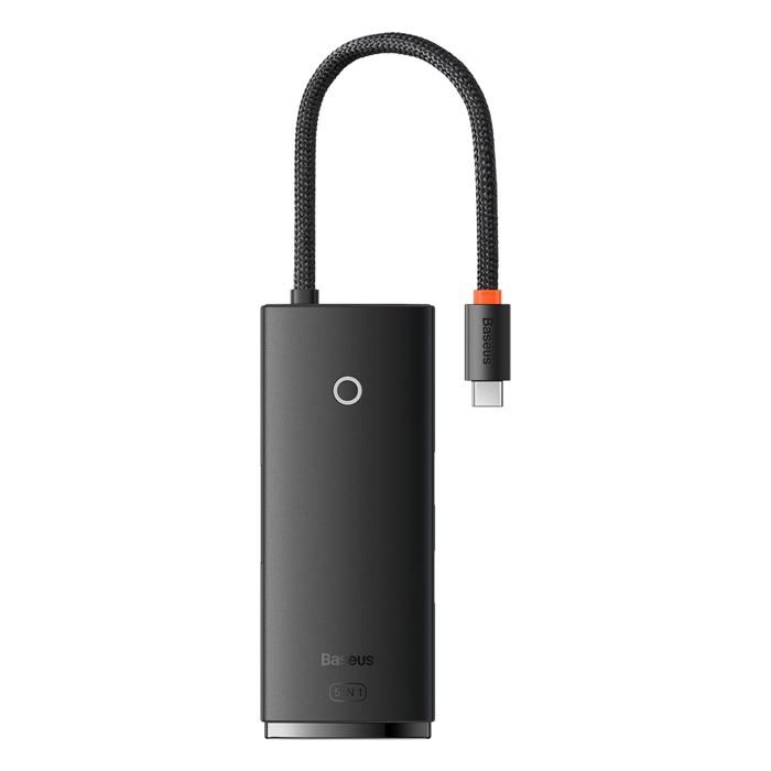 Adaptateur 5 in 1 Type-C To HDMI+USB3.0*3+PD – Noir – WKQX040001