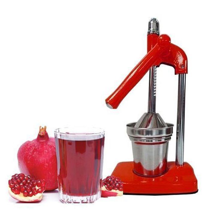 Presse-fruits Manuel - Lumaland - PRO - Acier Inoxydable - Design Moderne - 20% Plus de Jus