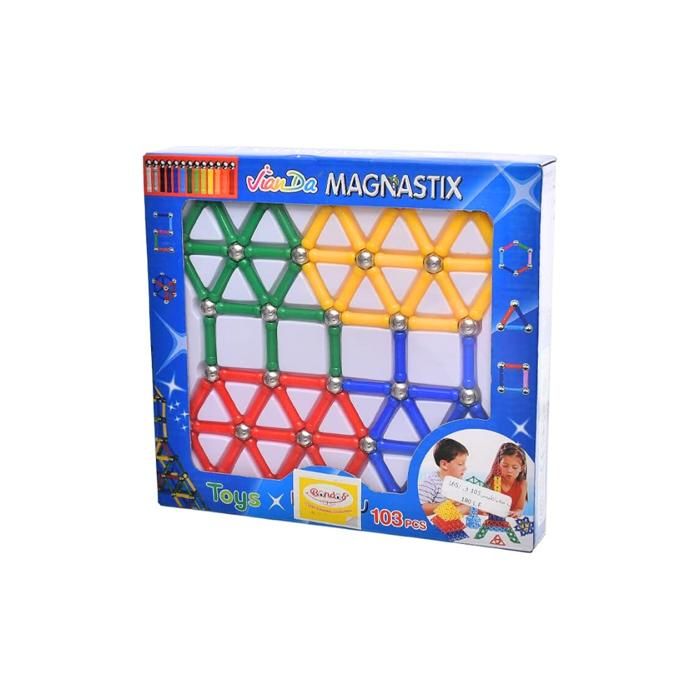 Magnetic Construction Blocks – 103 Pcs