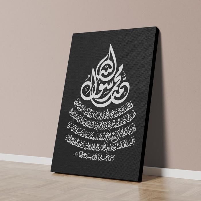 Tableau Décoratif - ARTPLUS - Velours - 40 x 60 cm - Multicolore - Design Contemporain