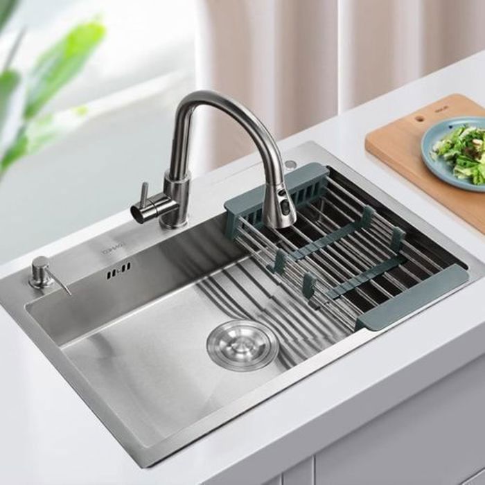 Évier de cuisine - SM - 50x40 cm - Inox 304 - Haute qualité - Design contemporain