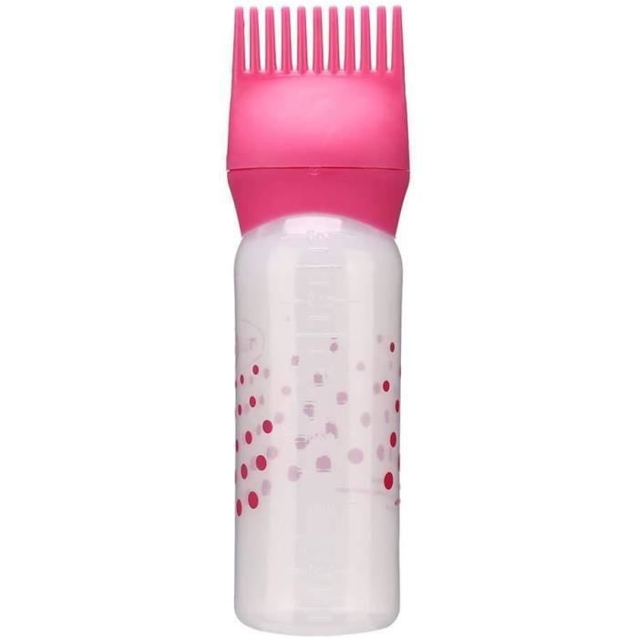 Bouteille d'applicateur de peigne de racine, bouteille d'applicateur de bouteille de colorant capillaire, bouteille de.[Q2791]