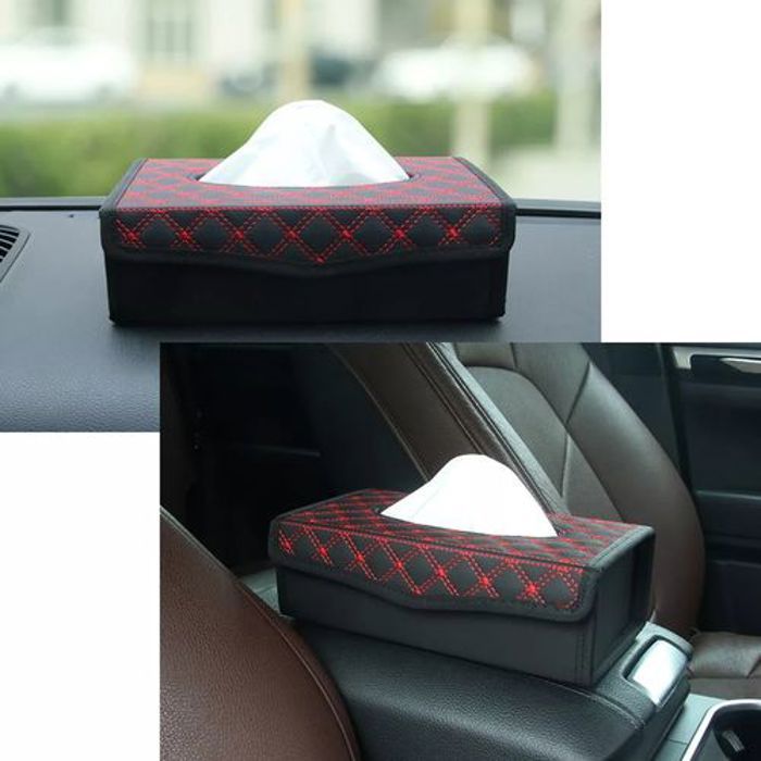 Boîte à Mouchoirs - Cuir PU - Écologique - Compacte - Design Moderne