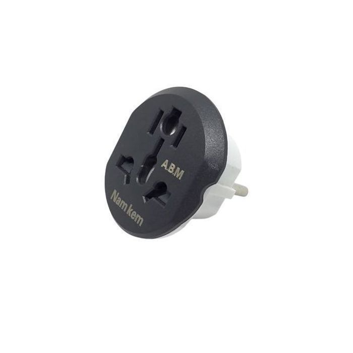 Adaptateur Multiprises Electrique - Voyage Universel - Noir