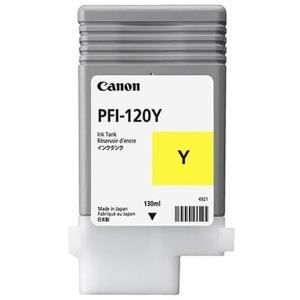 Cartouche d'encre CANON PFI-120Y - Jaune - 130 ml - Pour imagePROGRAF TM-200, TM-205, TM-300, TM-305