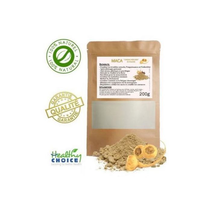 POUDRE MACA - Accelère la pousse des cheveux   antichute 200gr