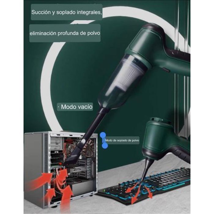Aspirateur portable - Mini aspirateur et souffleur -  brossé -  sans balais - Couleur aliatoire