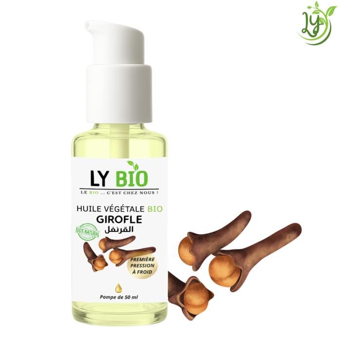 LYBIO HUILE GIROFLE VEGETAL BIO 50ML - POMPE