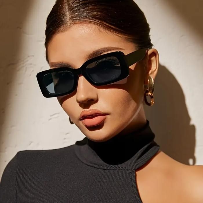 Lunettes - Femme - Rectangulaires - Minimalistes - Légères - Confortables