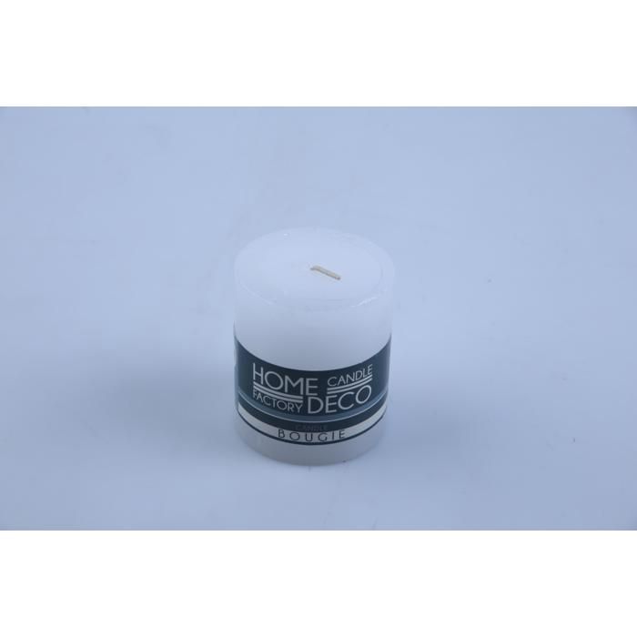 Bougie pilier - GENERIC - Rustique - Blanc - 80x68 mm - Élégance Chic