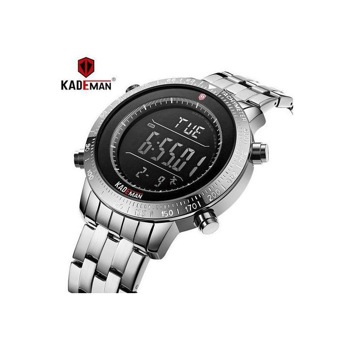 Montre - Kade Man - Multifonctionnelle - Affichage LED - Étanche Gris