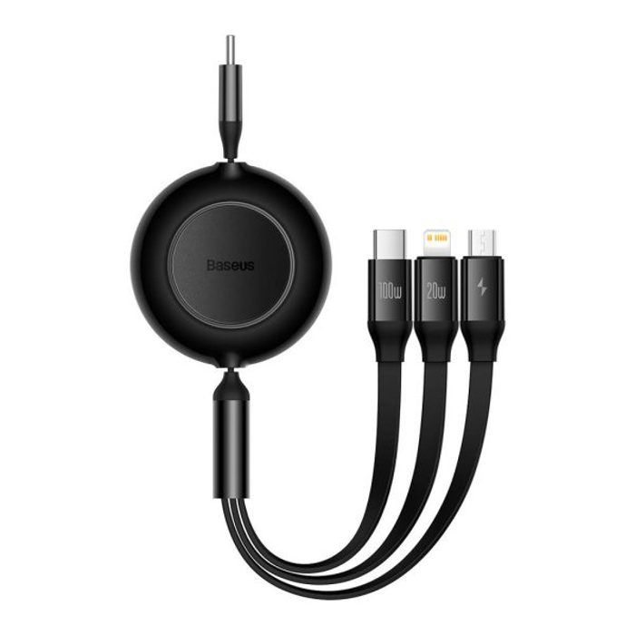 Câble de chargement USB - Baseus - CAMJ010103 - 1,1 m - 66W - Noir