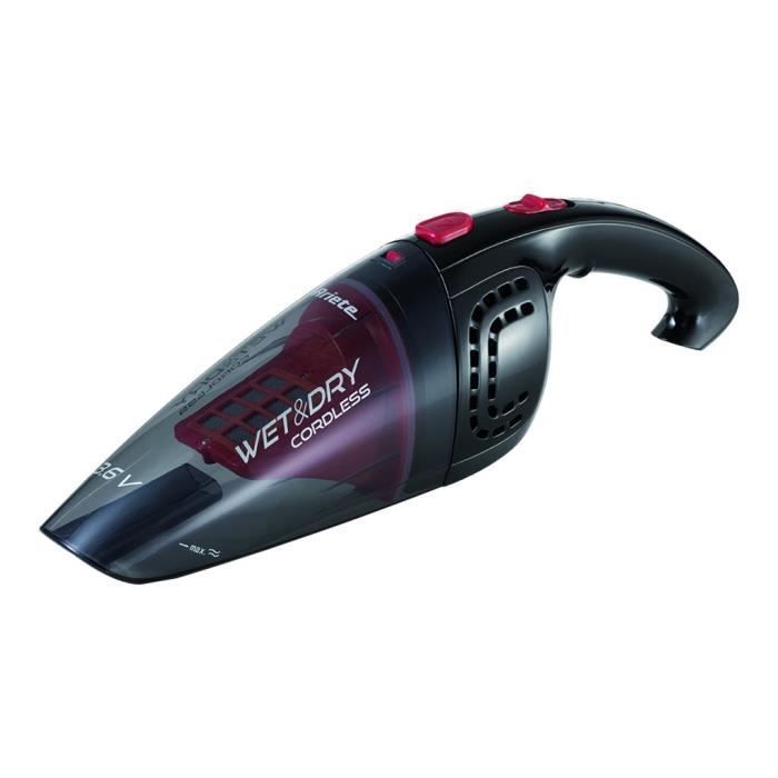 Aspirateur à main sans sac ARIETE Redline 2474 - Sec/Humide - Batteries rechargeables - 12 min d'autonomie