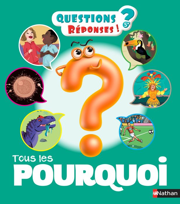 Questions/Réponses - Nathan - Tous les pourquoi - Livre illustré - 6 thématiques - Quiz final