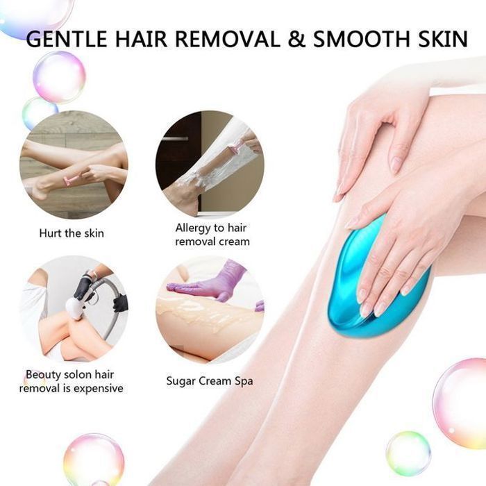 Épilateur cristal pour hommes et femmes Magic Hair Removal original  multicouleurs