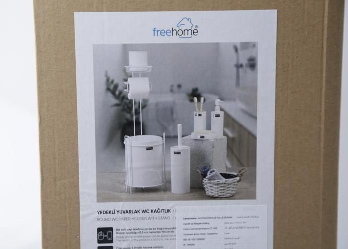 Set de Salle de Bain 6 Pièces Blanc AB-755B-430