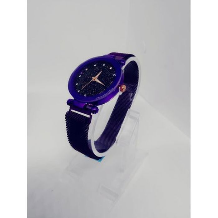Montre - Diamonds - 2067 - Quartz - Acier inoxydable - Mauve