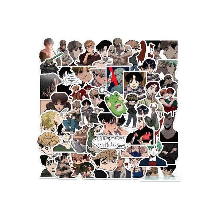 Stickers - Killing Stalking - 50pcs - Multicolore - Waterproof - Durable