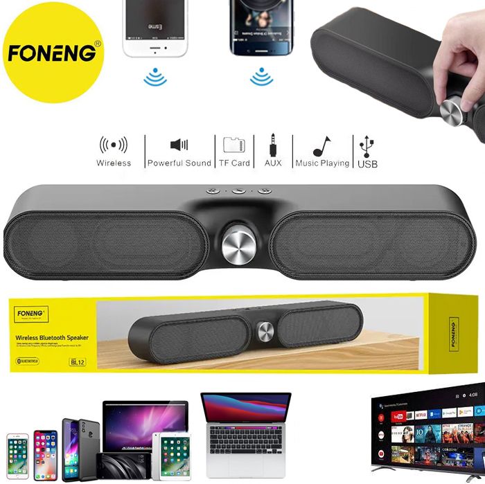 ENCEINTE HAUTPARLEUR BLUETOOT MULTIMÉDIA MOBILE BL12 TF AUX POUR TÉLÉPHONE PORTABLE SMARTPHONE ORDINATEUR MACBOOK TÉLÉVISION MP3 MP4