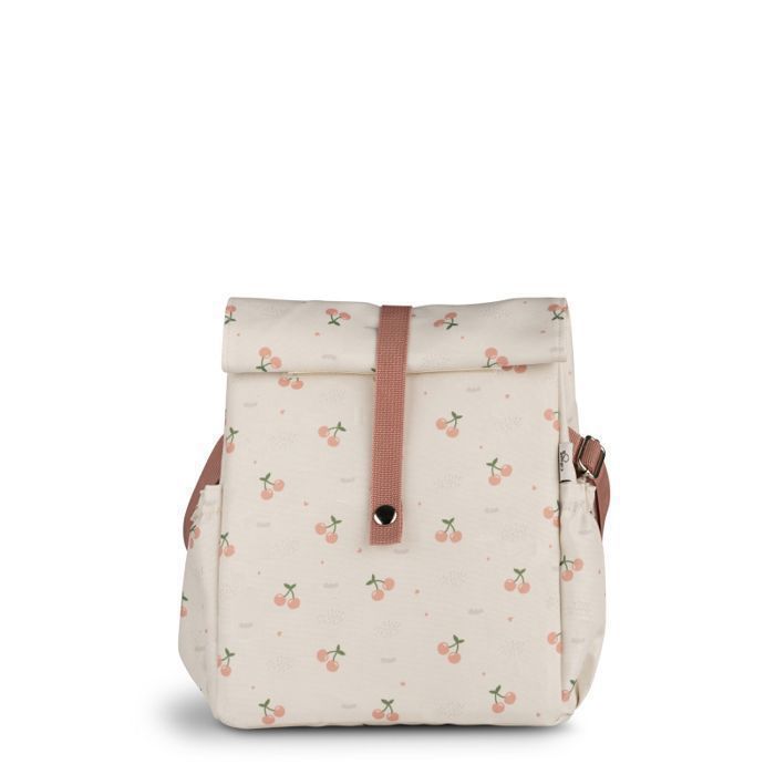 SAC A LUNCH ISOTHERME ENROULABLE CERISE