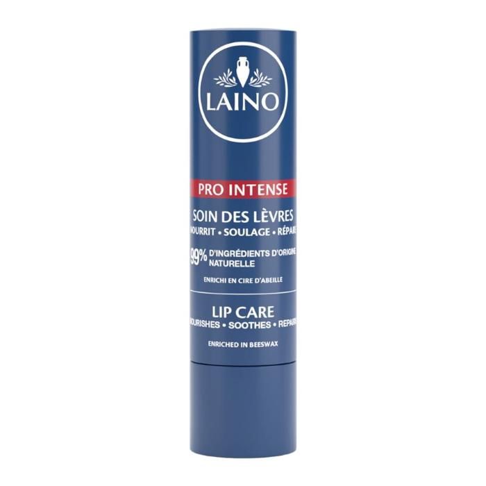 Soin des lèvres - Laino - Pro Intense - 4g - Hydratation - Beurre de karité - Cire d'abeille