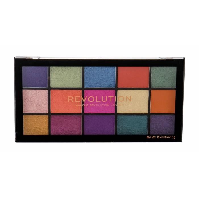 Palette d'Ombres à Paupières - Makeup Revolution - Re-loaded - Passion Pour La Couleur - 16.5g - Végétalien
