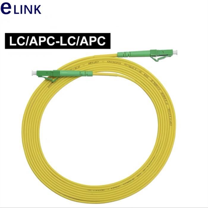 Câble de raccordement,Cordon de raccordement fibre optique,ELINK,SC,APC,LC,UPC,David,APC,ST,UPC,SM,SX,Canon à - LC APC-LC APC-5M