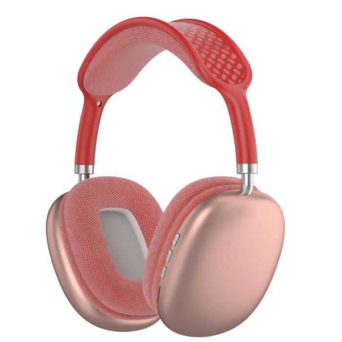 Casque Bluetooth Stéréo 5.0 batterie 8 heures avec micro d'Appels et de Musique et sport - Rose