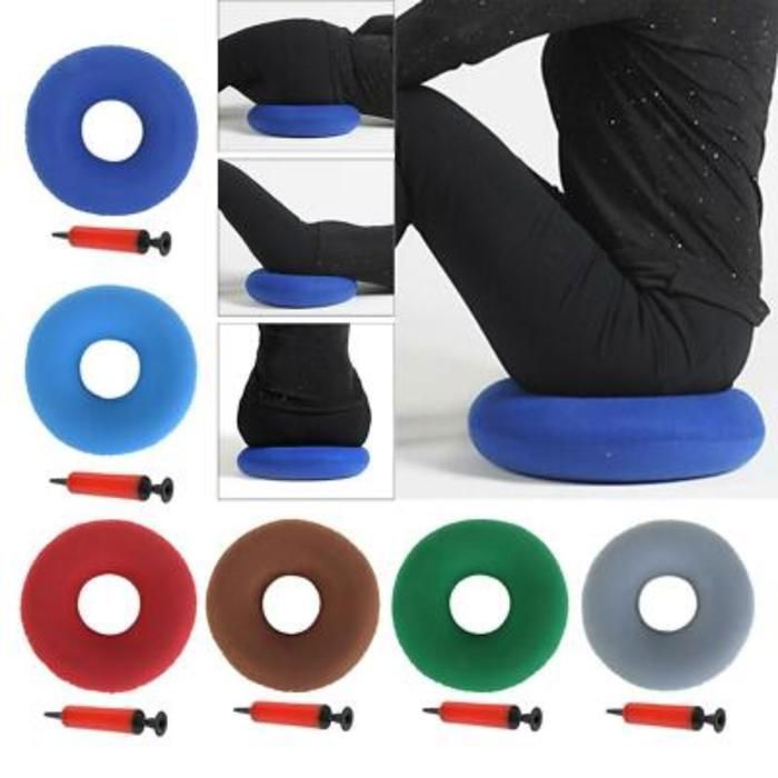 Coussin donut pour douleur au coccyx, coussin de siège hémorroïde(Couleur aléatoire)
